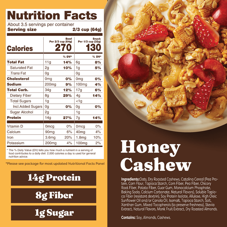 Honey Cashew Granola - Fresh Style