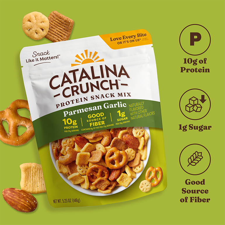 Parmesan Garlic Snack Mix - Daily Pick