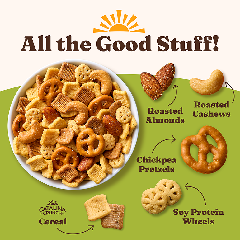 Parmesan Garlic Snack Mix - Daily Pick