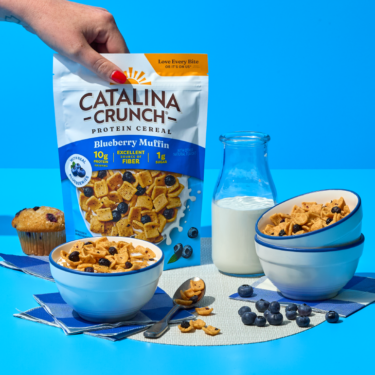 Blueberry Muffin with Blueberries Cereal - Daily Pick