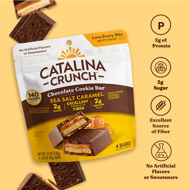 Sea Salt Caramel Chocolate Cookie Bars - Soft Pick