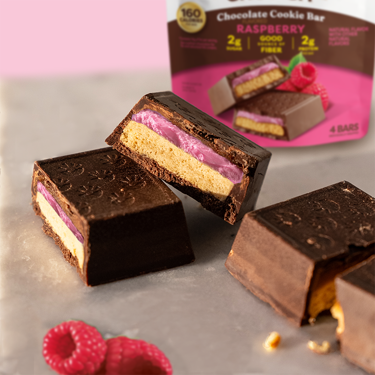 Raspberry Chocolate Cookie Bars - Modern Ready