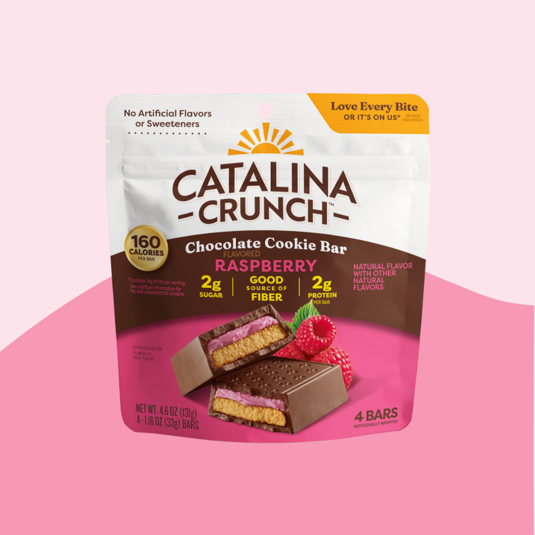 Raspberry Chocolate Cookie Bars - Bright Expressive Bar Assortment